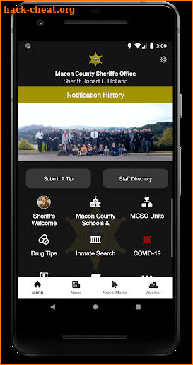 Macon County Sheriff's Office screenshot