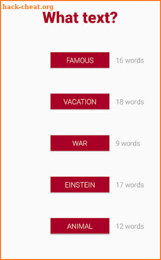 Mad Libs like Word Game screenshot