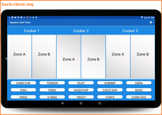 Maestro Timer Fryer Timer - For Tablets 10.1 screenshot