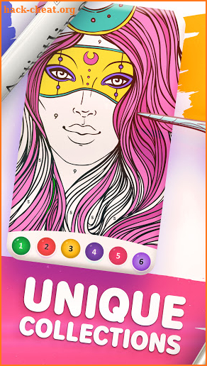 Magic Color by Number: Free Coloring game screenshot