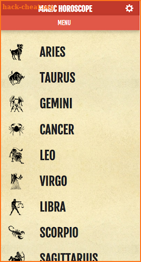 MAGIC HOROSCOPE screenshot