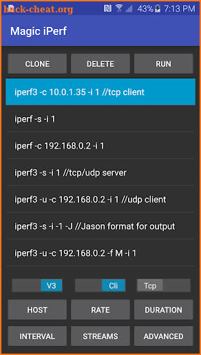 Magic iPerf including iPerf3 screenshot