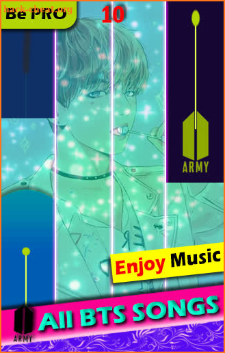 🎹 Magic kpop bts Piano Tiles 2019 🎶 screenshot