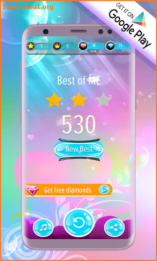 Magic Piano BTS Tiles game screenshot