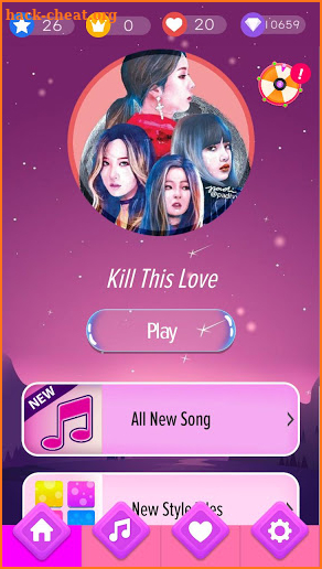 Magic Piano Tiles BlackPink - Kpop Music Songs screenshot