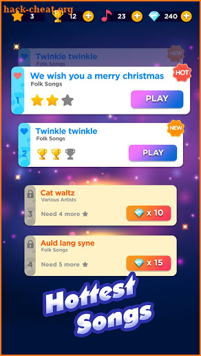 Magic Piano Tiles Play Piano Games With Real Songs screenshot