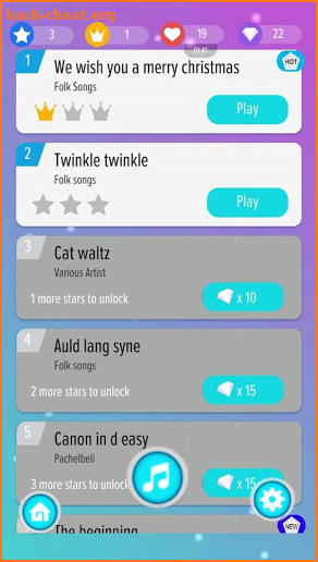 Magic Piano Tiles - songs screenshot