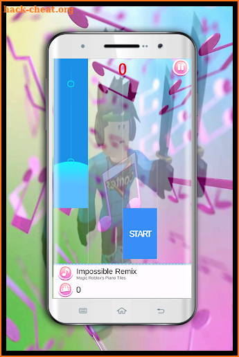 Magic Roblox's Piano Tiles screenshot