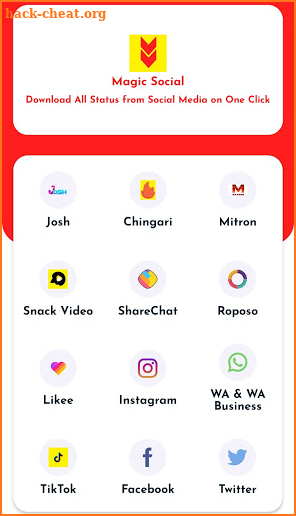 Magic Social - All Social Media Downloader screenshot