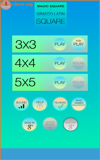 Magic Square (Graeco-Latin Square) screenshot
