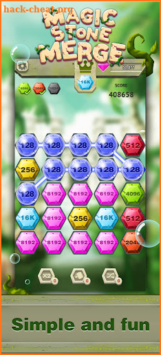 Magic Stone Merge - connect and merge game screenshot