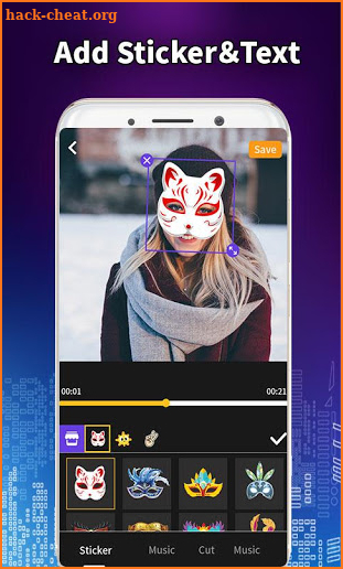 Magic Video Editor - Photo With Music Maker screenshot