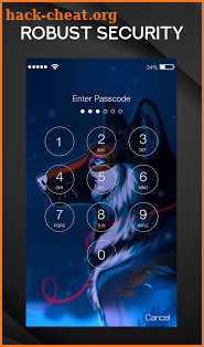 Magic Wolf Mysterious Arts Fantasy Lock Screen screenshot