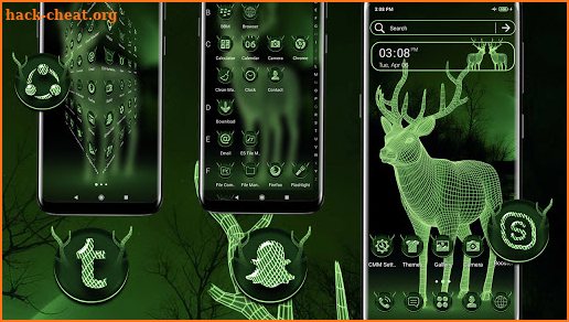 Magical Deer Launcher Theme screenshot