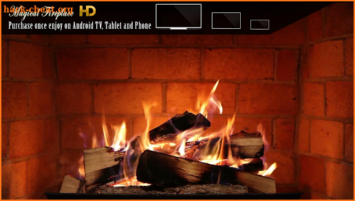 Magical Fireplace HD screenshot