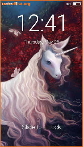 Magical Unicorn Art Screen Lock screenshot