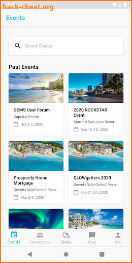 MAGICevents screenshot