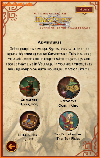 MagiQuest Book Of Wisdom screenshot