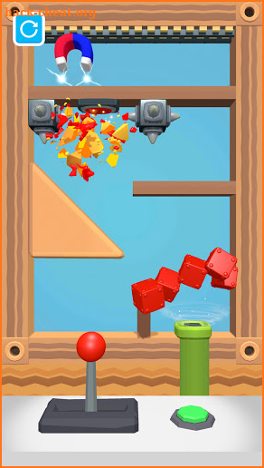 Magnet Crane Puzzle screenshot