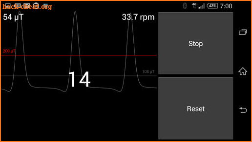 Magnetic Counter - RPM Meter screenshot