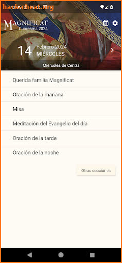 Magnificat Cuaresma 2024 screenshot