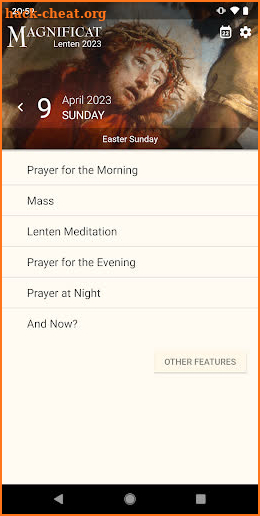 Magnificat Lenten 2023 screenshot