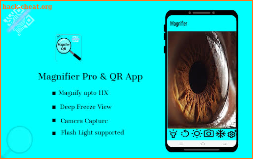 Magnifier App - Magnifying Glass with QR Scanner screenshot