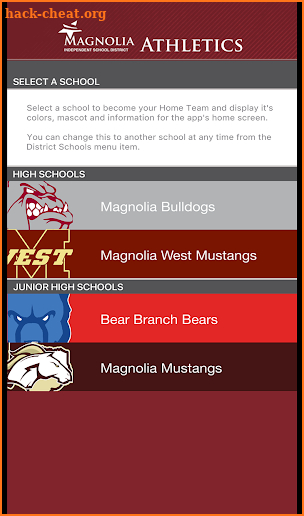 Magnolia ISD Athletics screenshot