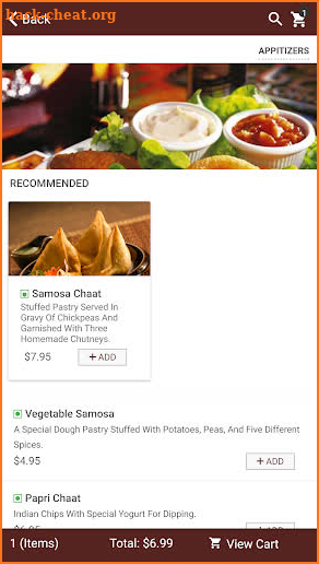 Mahal Indian Cuisine screenshot