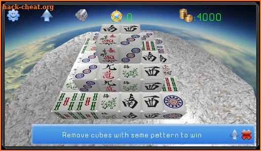 Mahjong 3D Cube Solitaire screenshot