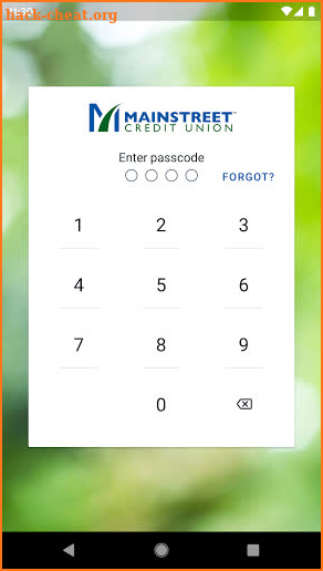 Mainstreet Credit Union screenshot