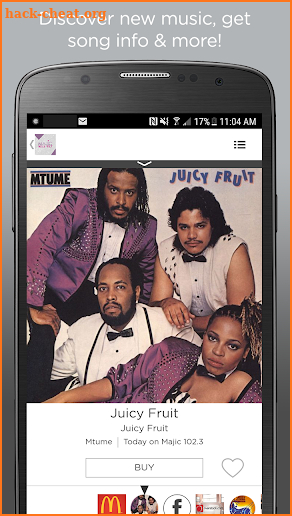 Majic 102.3 screenshot