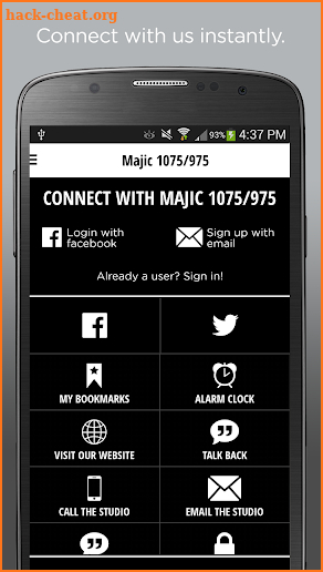 Majic 107.5 screenshot