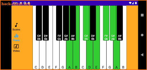 Major Scale Spelling App screenshot