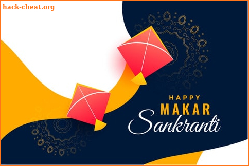 Makar sankranti greeting screenshot