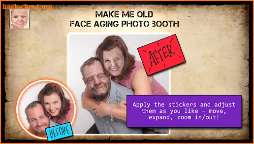 Make Me Old App - Face Aging Photo Booth screenshot