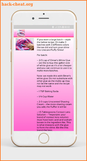 Make Your Slime - Fluffy Slime Recipes. screenshot