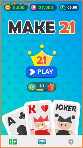 Make21 - Free Card Game (Solitare & Blackjack) screenshot