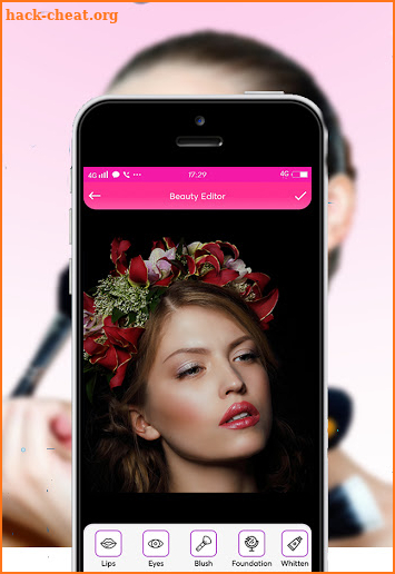 Makeup beauty editor screenshot