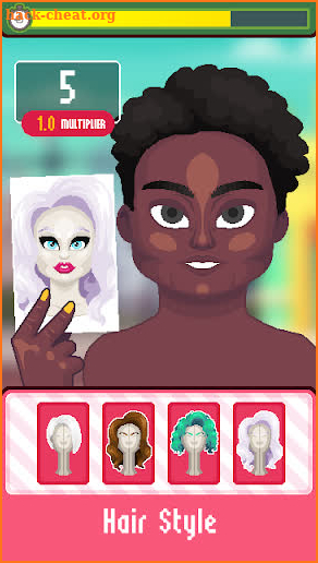 MakeUp RUSH - Drag Queen Make Up Game screenshot