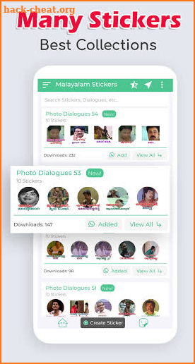 Malayalam Animated Stickers screenshot