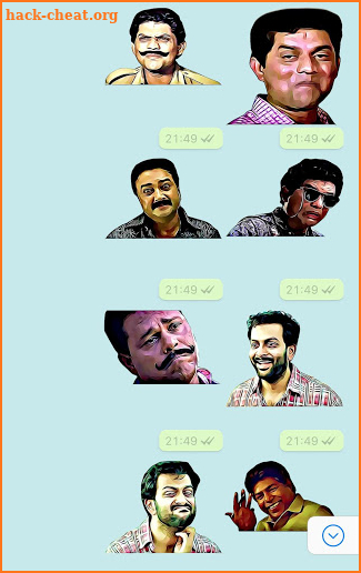 Malayalam WhatsApp Stickers screenshot