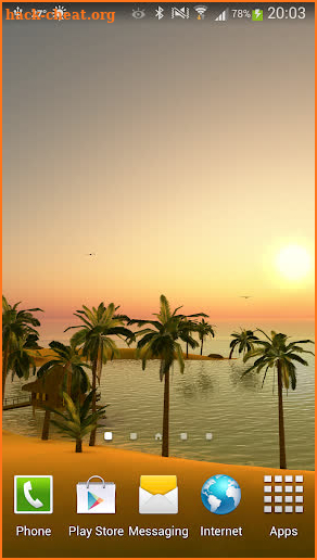 Maldives 3D LWP, True Weather screenshot