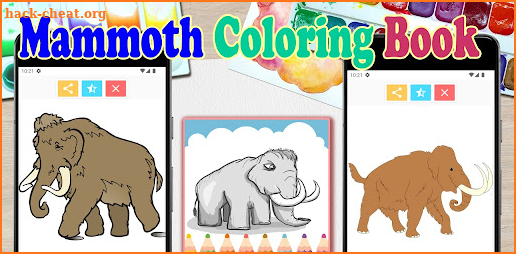 Mammoth Coloring Book screenshot