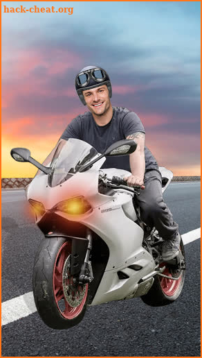 Man Bike Rider Photo Editor screenshot