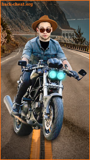 Man Bike Rider Photo Editor screenshot