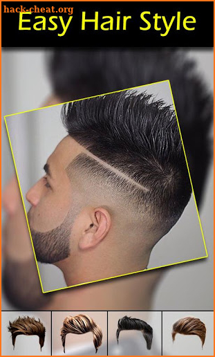 Man Hairstyle Camera Photo Booth screenshot