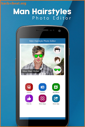 Man Hairstyle Photo Editor 2021 screenshot