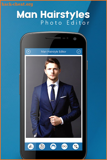 Man Hairstyle Photo Editor 2021 screenshot