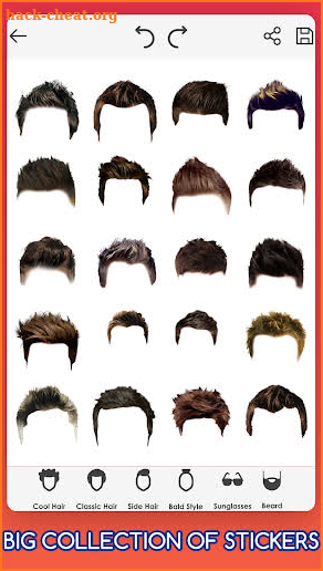 Man Hairstyles Photo Editor screenshot